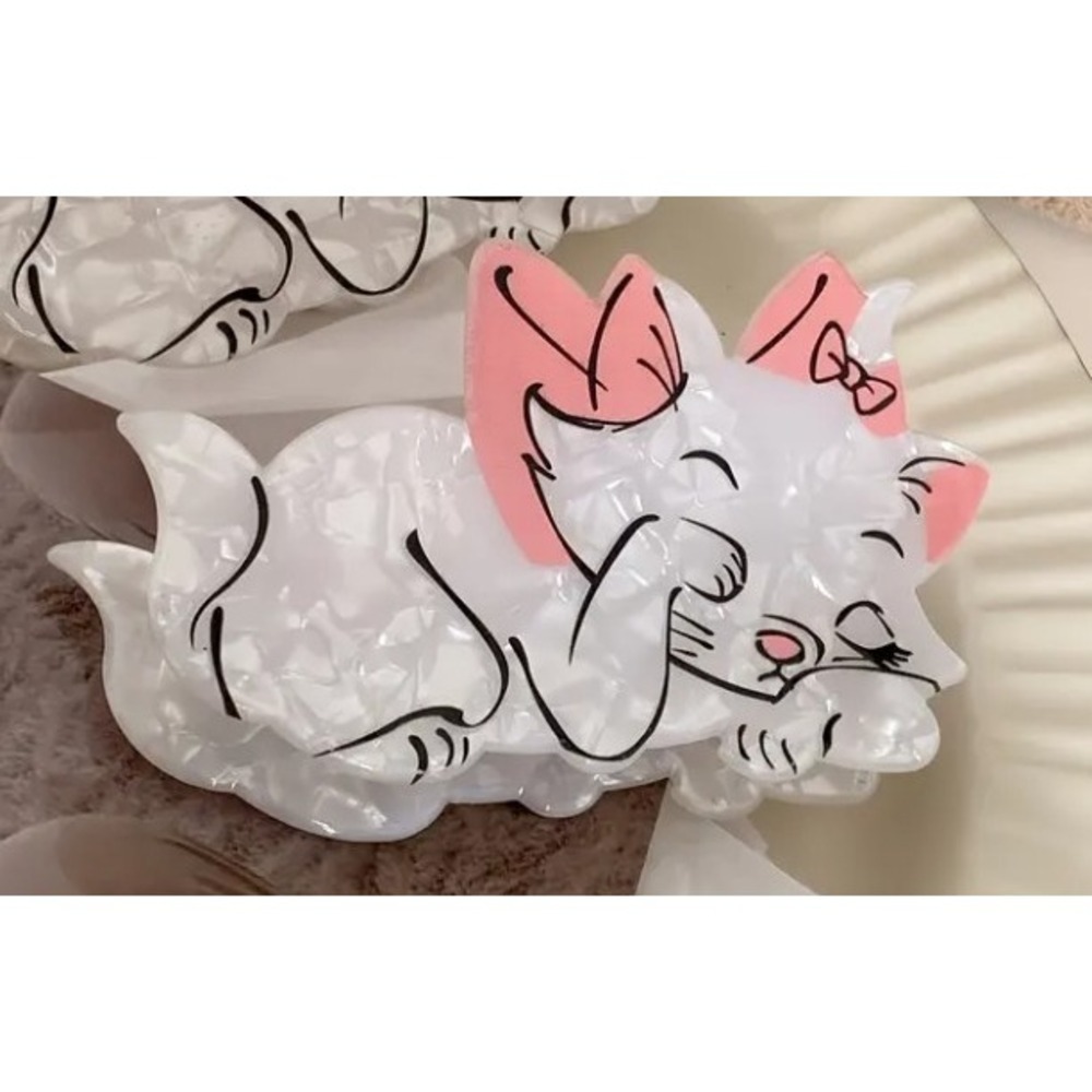 Marie Cat Hair Claw Clip Aristocats Disney Cute Kitten Kawaii New